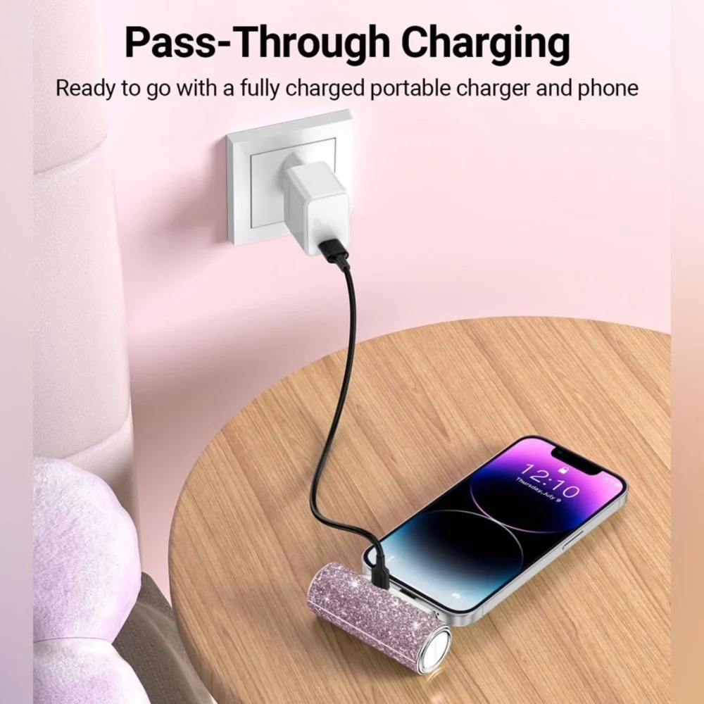 Mini Bling Portable Charger for Iphone